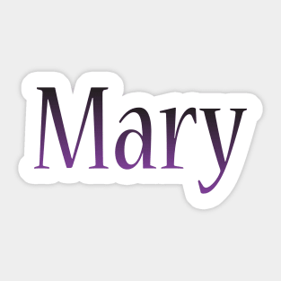 Mary Sticker